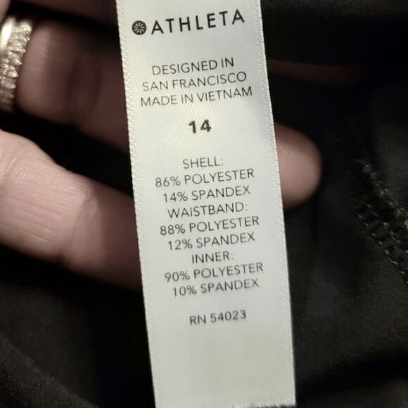 COPY - Athleta Soho Skort Activewear Black Size 14 - Picture 6 of 6